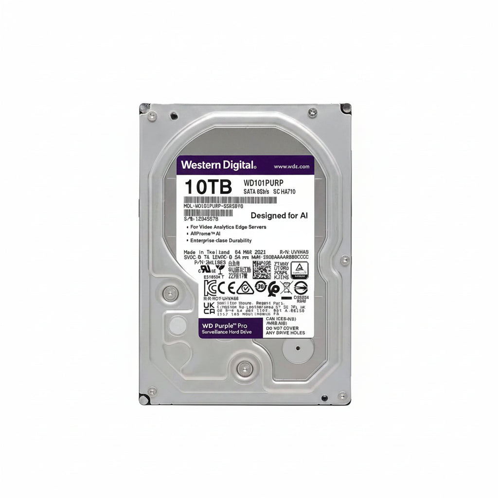 Western Digital WD Purple Pro 10TB 7200RPM Internal Hard Drive WD101PURP