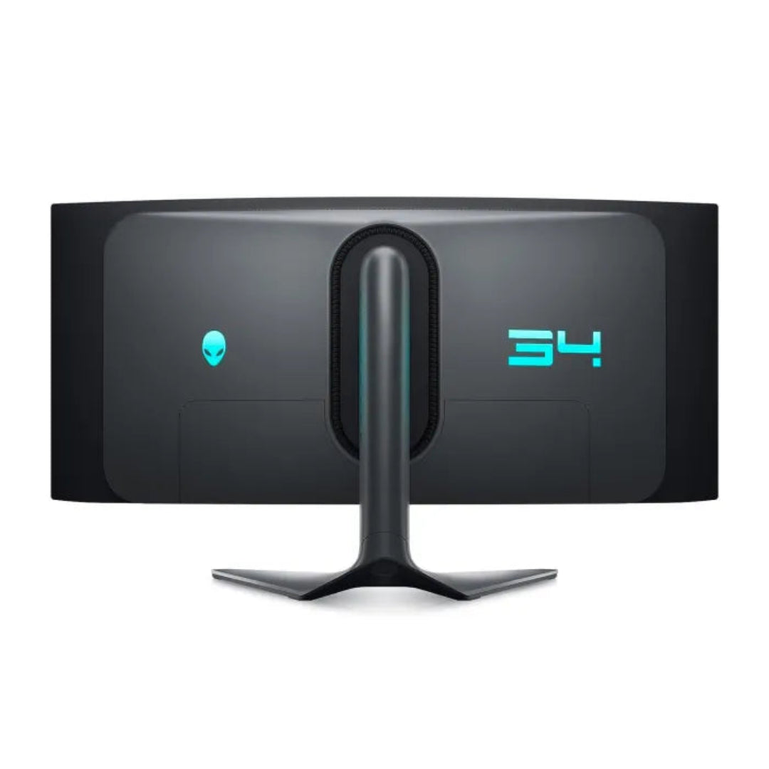 Dell Alienware AW3423DWF 34" QD-OLED HDMI WQHD Black Gaming Monitor KH4GCO Back View