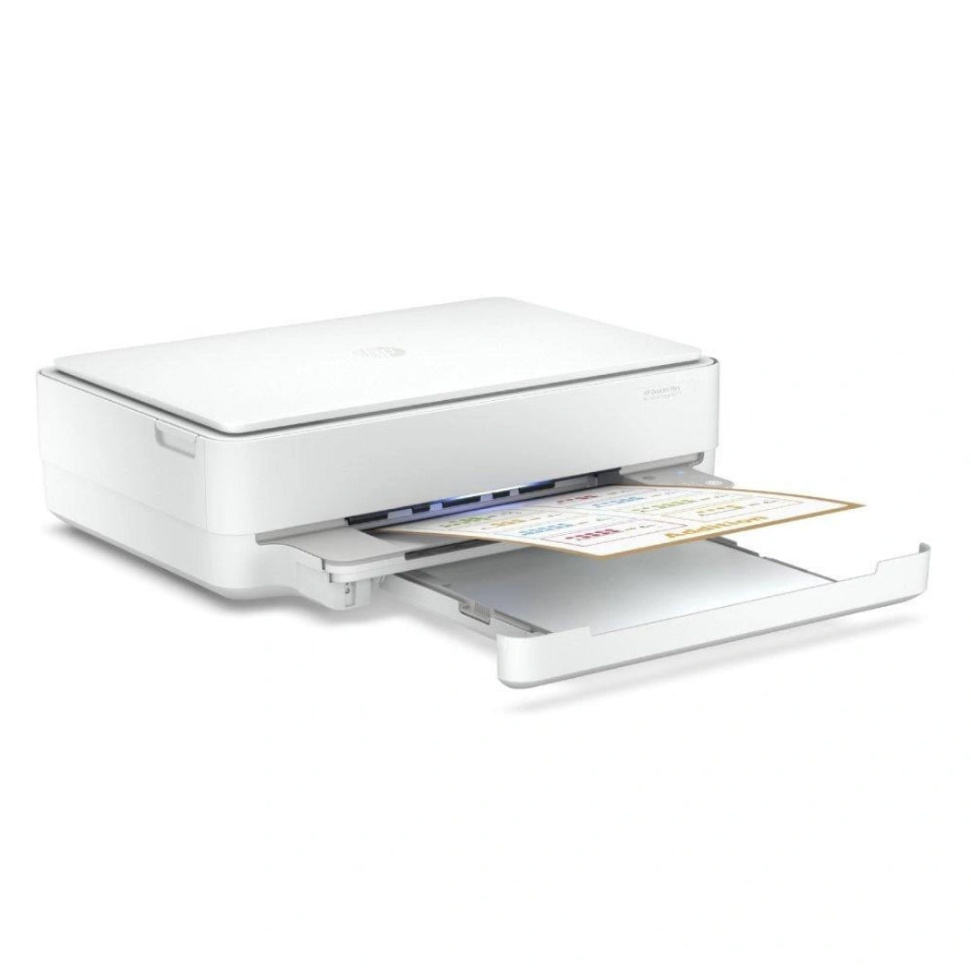 HP DeskJet Plus Ink Advantage 6075 Wireless All-in-One Inkjet Printer 5SE22C Side View