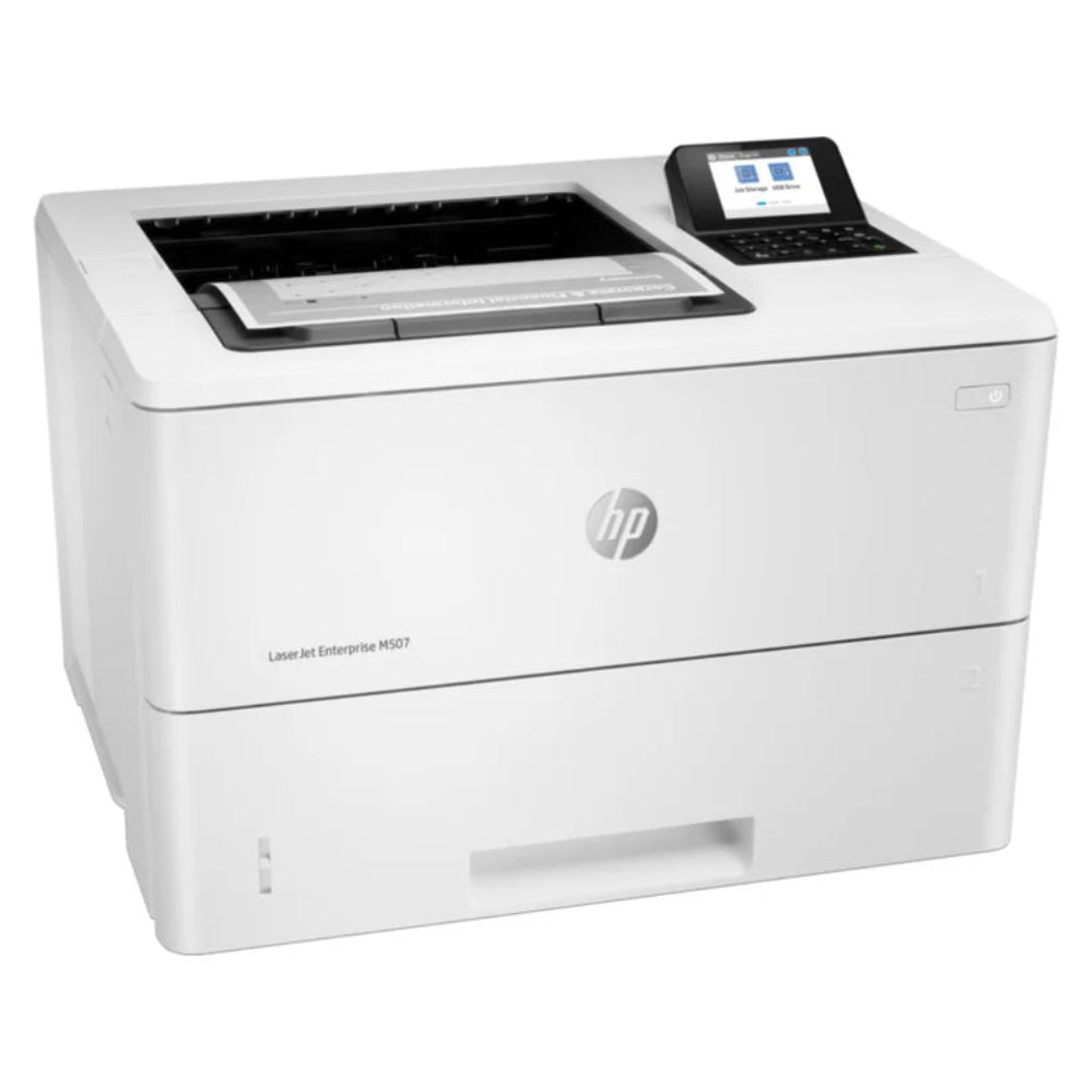 HP LaserJet Enterprise M507x Monochrome Laser Printer 1PV88A Side View