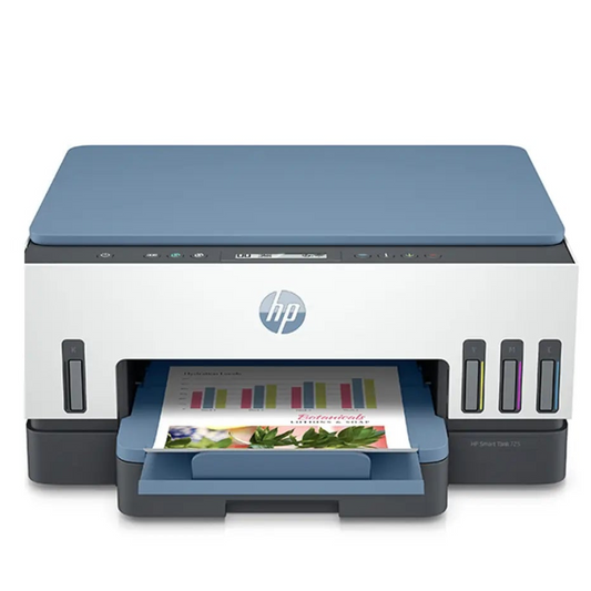 HP Smart Tank 725 All-in-One Wireless Color Ink Tank Printer 28B51A Front View
