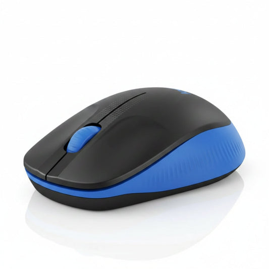 Logitech M190 Wireless Black/Blue Mouse Side View