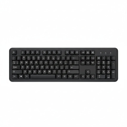 Logitech MK295 Wireless Black Keyboard and Mouse Combo Keyboard View