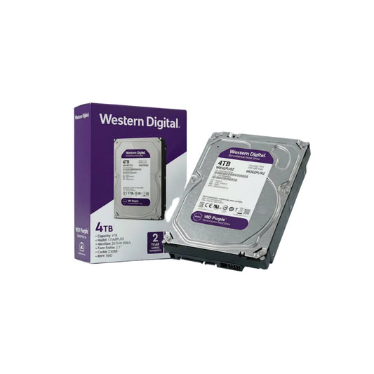 Western Digital WD Purple 4TB 5400RPM 128MB SATA Surveillance HDD WD44PURZ