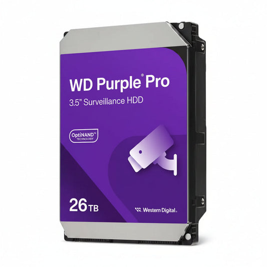 Western Digital WD Purple Pro 26TB 7200RPM 512MB SATA Surveillance HDD WD260PURP