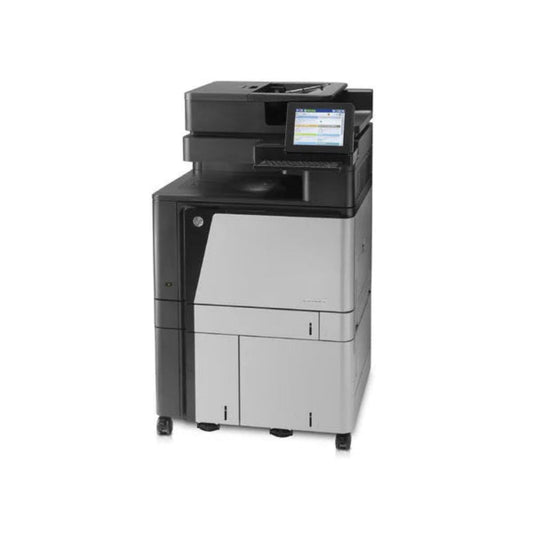 HP Multifunction M880z Color LaserJet Enterprise Flow Printer A2W75A Front View Side View