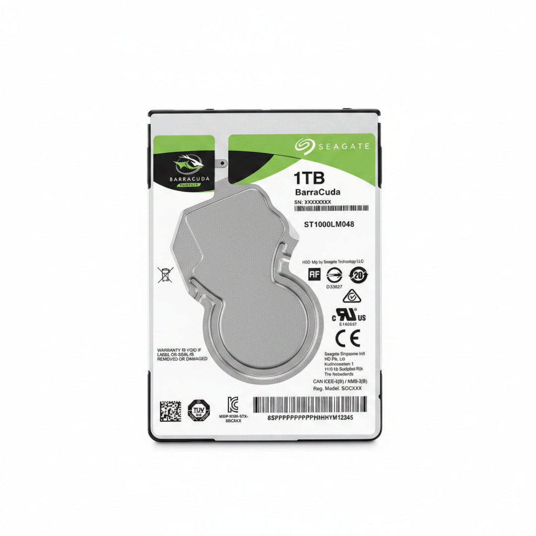 Seagate BarraCuda 1TB 5400RPM 2.5-Inch Internal Hard Drive ST1000LM048
