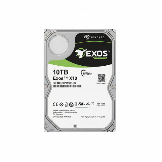 Seagate Exos X18 10TB 7200RPM SATA Enterprise Internal Hard Drive ST10000NM018G