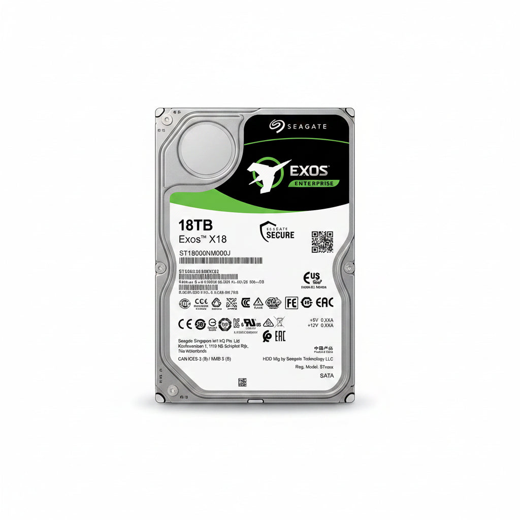 Seagate Exos X18 14TB 7200RPM SAS 12Gb/s Enterprise HDD ST14000NM004J
