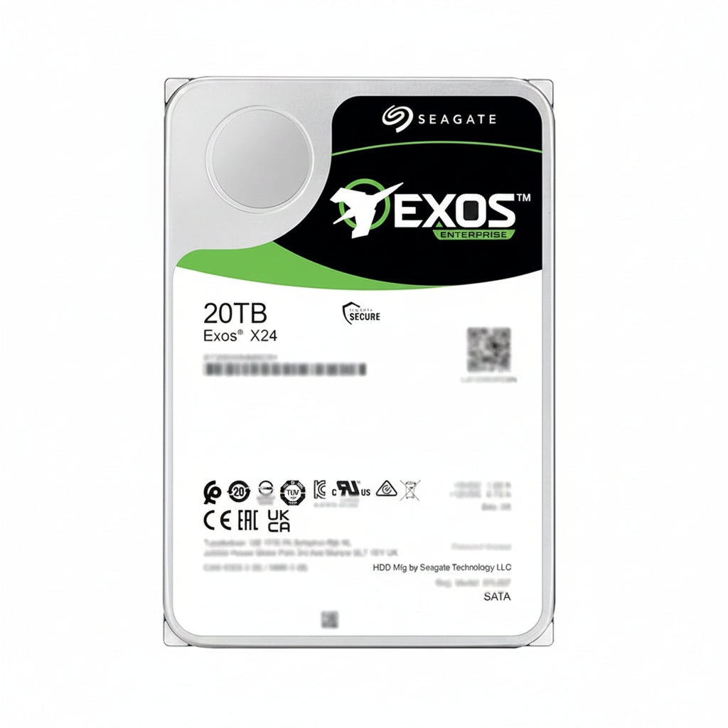 Seagate Exos X24 20TB 7200RPM 512MB SATA III Enterprise HDD ST20000NM002H
