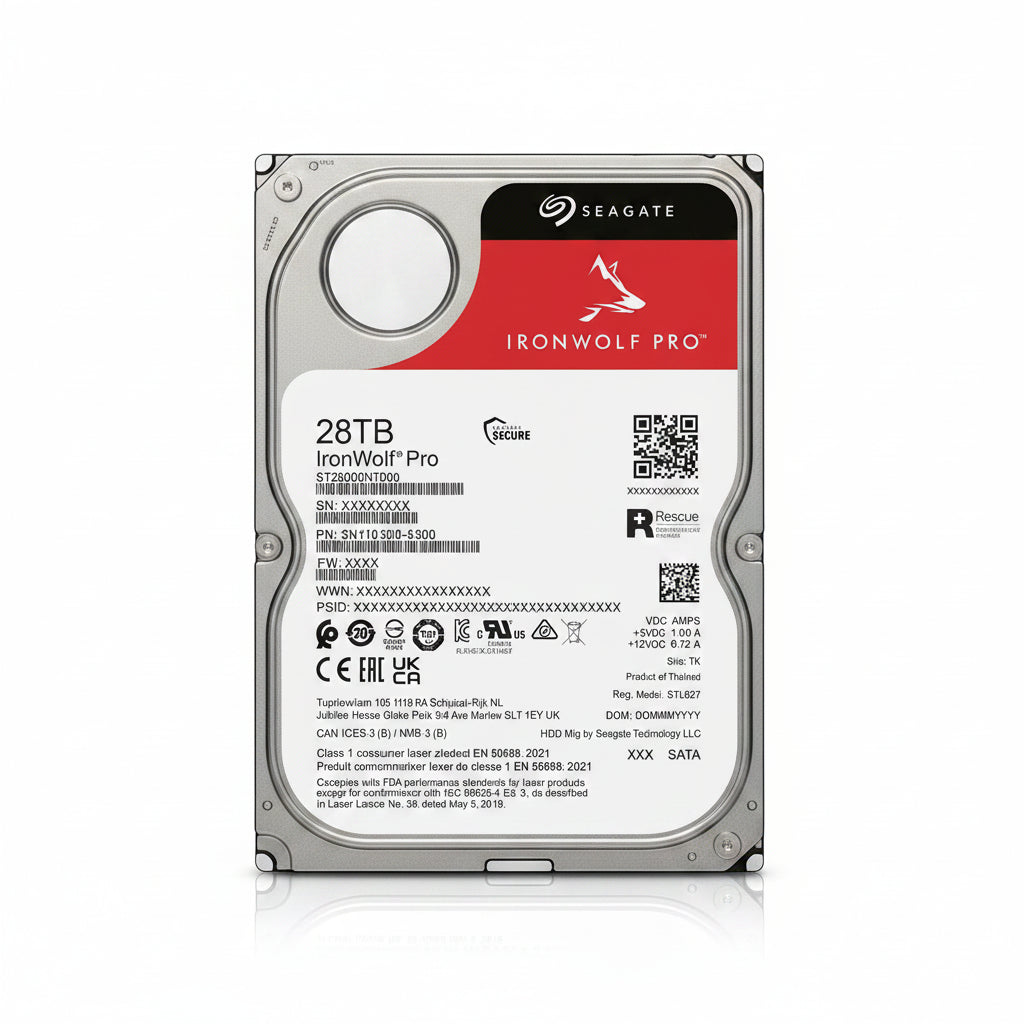 Seagate IronWolf Pro 28TB 7200RPM SATA III NAS Hard Drive ST28000NT000