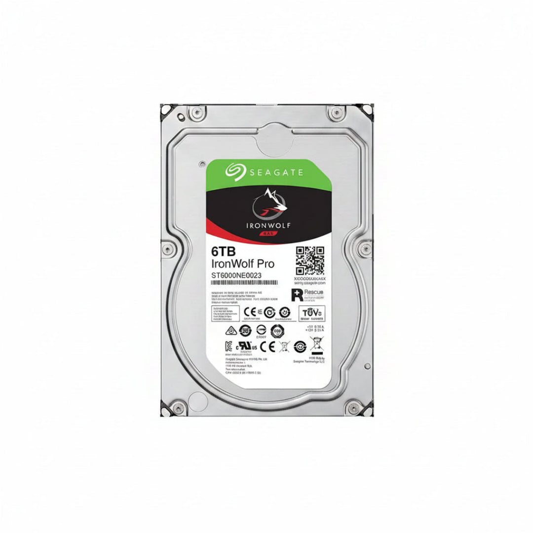 Seagate IronWolf Pro 6TB 3.5" Internal NAS Hard Drive ST6000NT001