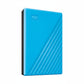 Western Digital My Passport 2TB Portable Sky Blue External Hard Drive WDBYVG0020BBL