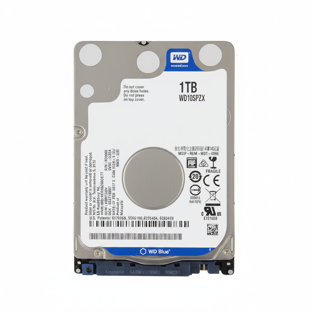 Western Digital WD Blue 1TB 5400RPM 2.5-Inch SATA Hard Drive WD10SPZX