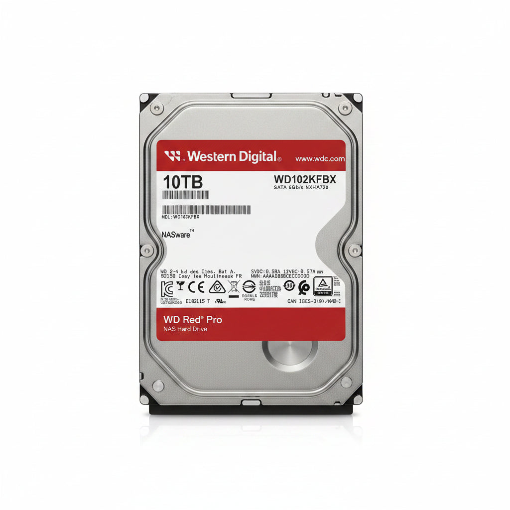 Western Digital WD Red Pro 10TB 7200RPM NAS Hard Drive WD102KFBX