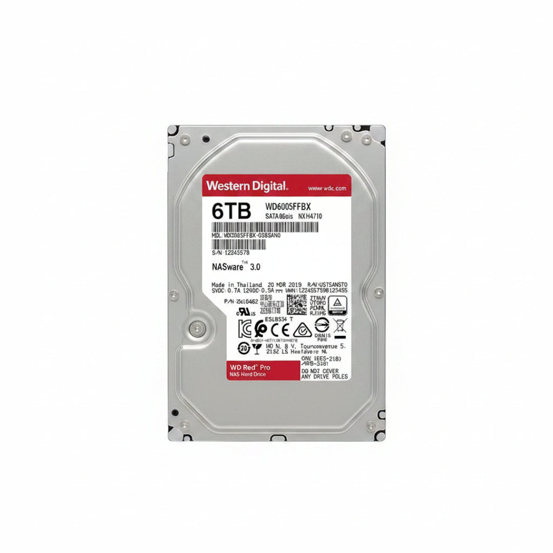 Western Digital WD Red Pro 6TB  7200 RPM internal NAS Hard Drive WD6005FFBX