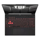 ASUS TUF Gaming A16 AMD Ryzen 7 170 16GB 512GB RTX 4050 6GB 16"WUXGA BL GACHLK Top View