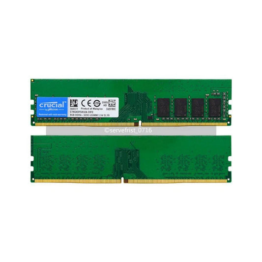Crucial 16GB DDR4-3200 Desktop RAM Memory Module UAE front View