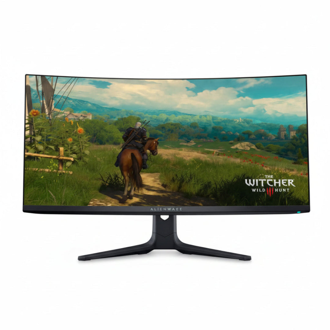 Dell Alienware AW3423DWF 34" QD-OLED HDMI WQHD Black Gaming Monitor KH4GCO Front View