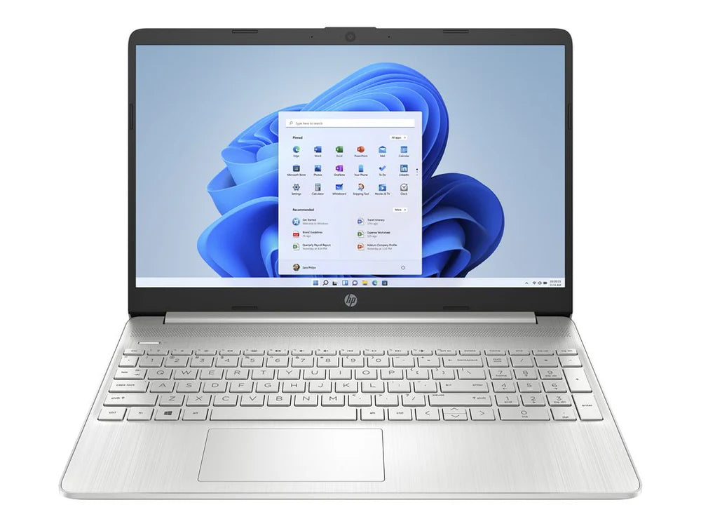 HP 15 DY2089MS i7 1165G7 12GB 256GB Intel Iris Xe 15.6" TCH Window 11 Front Vew