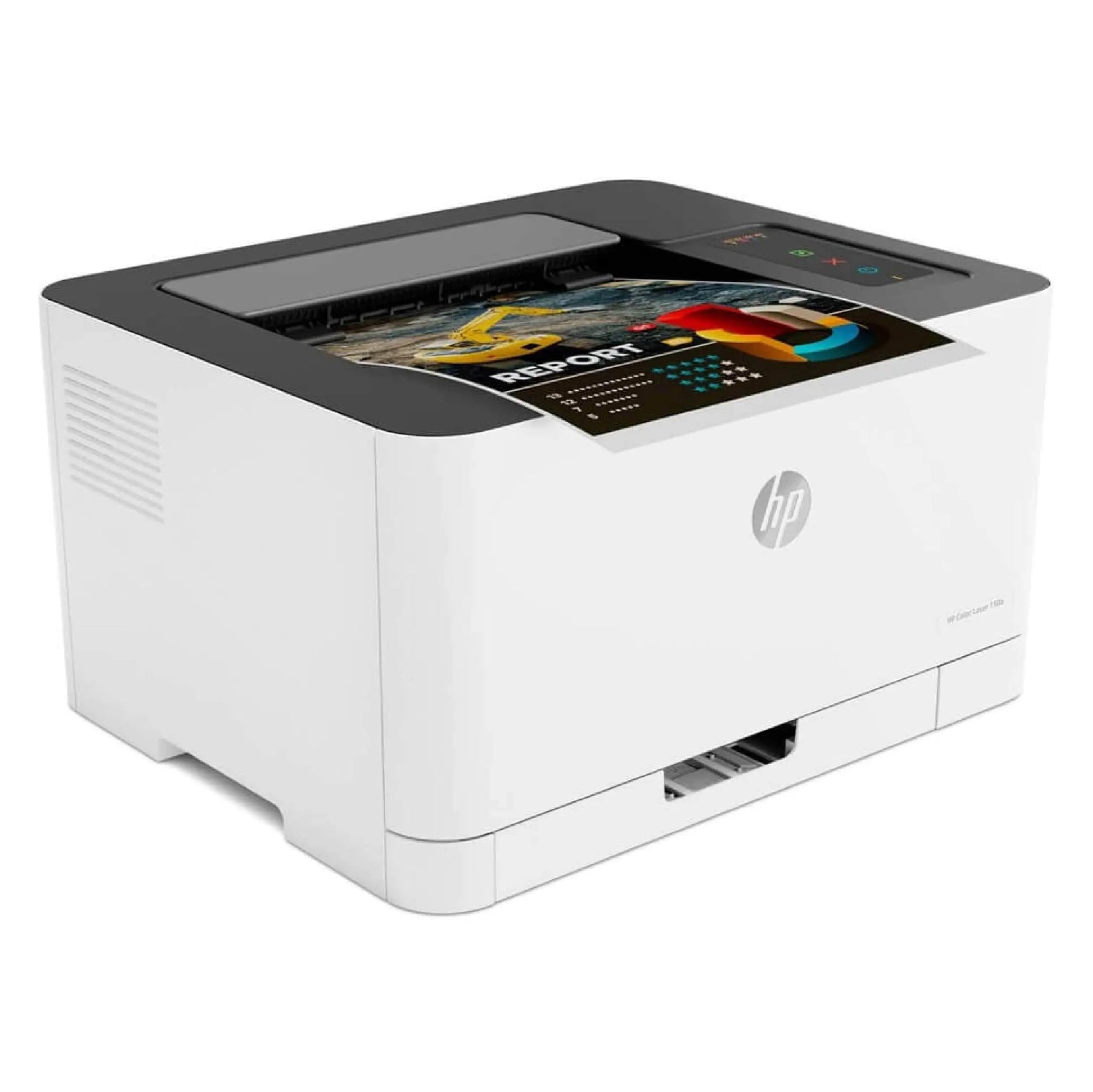 HP Color Laser 150a Single-Function Color Laser Printer 4ZB94A Side View