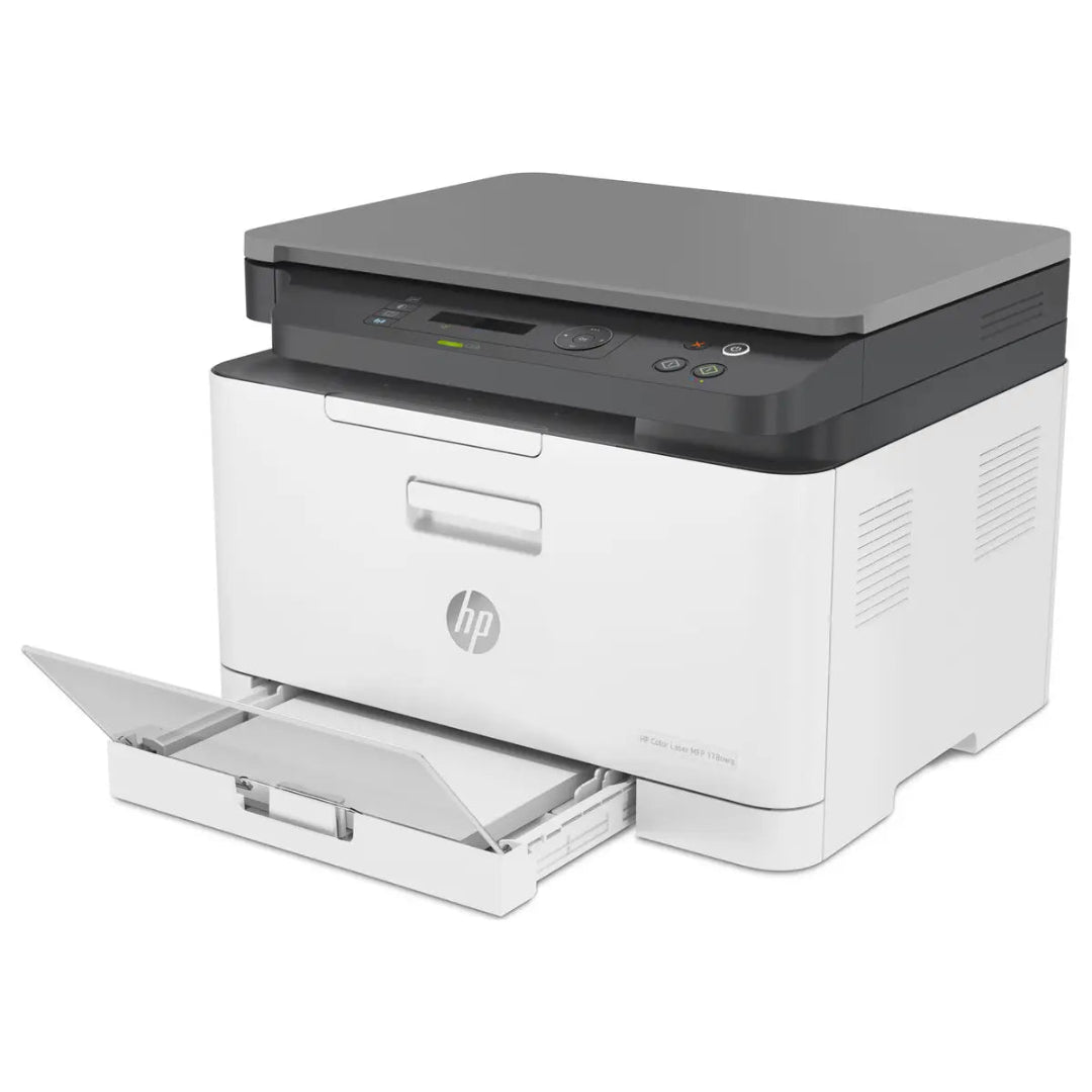 HP Color Laser MFP 178nw All-in-One Wireless Color Laser Printer 4ZB96A Side View