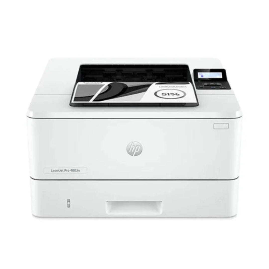 HP LaserJet Pro 4003n Monochrome Laser Printer 2Z611A Front View
