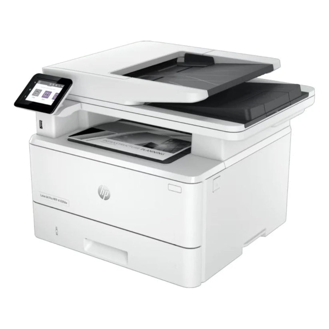 HP LaserJet Pro MFP 4103fdn All-in-One Monochrome Laser Printer 2Z628A Side View
