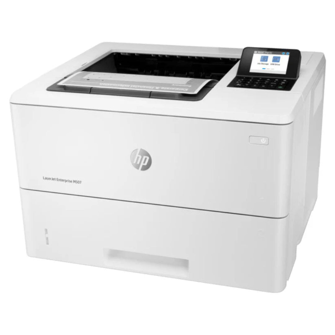 HP LaserJet Enterprise M507dn Monochrome Laser Printer 1PV87A Side View