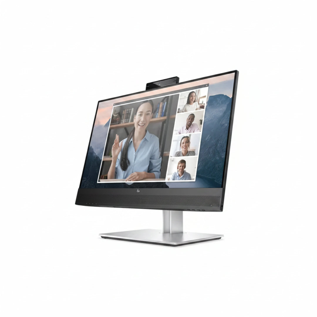 HP M24m 23.8" Full HD USB-C with 5MP Webcam Conferencing Monitor 678U5AS#ABV Side View
