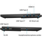 HP OMEN Gaming 16T-U000 i7-13700HX 16GB 1TB SSD 16" WUXGA RTX 4050 6GB 16T-U000-GD27B5 Sides View