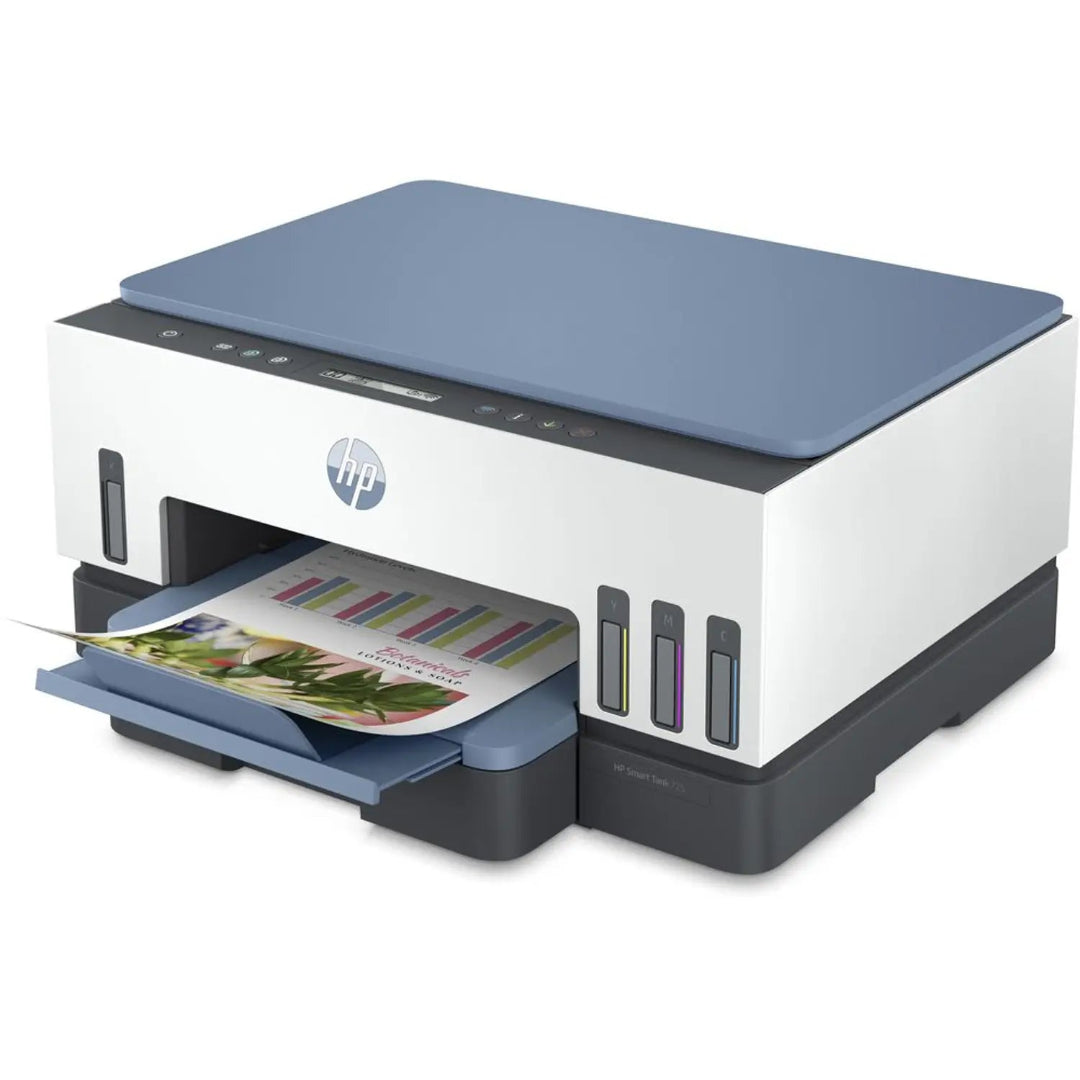 HP Smart Tank 725 All-in-One Wireless Color Ink Tank Printer 28B51A Side View