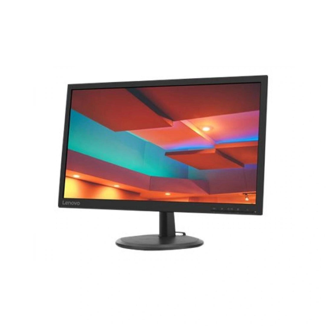 Lenovo C22 20 21.5" Full HD TN 5ms 75Hz Raven Black Business Monitor 66D5KAC1AE Side View