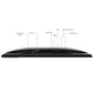 Lenovo L27m-30 27" Full HD IPS USB-C 75W Built-in Speakers Monitor 66D1GAC1UK Back View