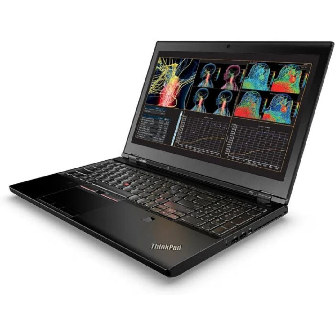 Lenovo Tthinpad P50  Core i7-6700HQ 16GB 256GB Quadro M1000M 4GB 15.6" DCK0DN Side View 