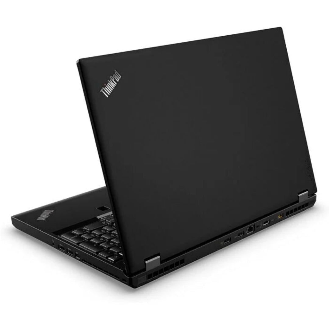 Lenovo Tthinpad P50  Core i7-6700HQ 16GB 256GB Quadro M1000M 4GB 15.6" DCK0DN back Side View 
