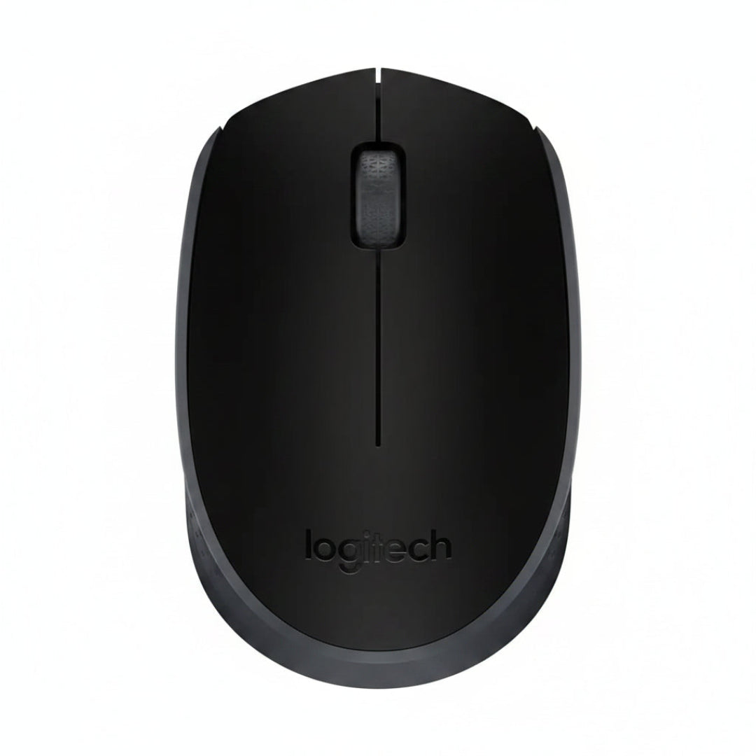 Logitech M171 Wireless Black Mouse Front View