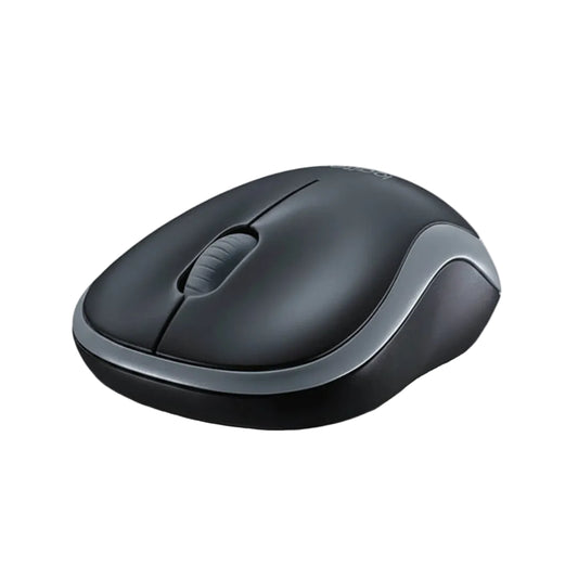 Logitech M85 Wireless Black Mouse Front Side View