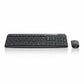 Logitech MK235 Wireless Black Keyboard and Mouse Combo Front View