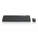 Logitech MK235 Wireless Black Keyboard and Mouse Combo Front View