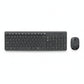 Logitech MK235 Wireless Black Keyboard and Mouse Combo front view