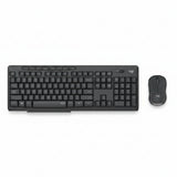 Logitech MK295 Wireless Black Keyboard and Mouse Combo Front View