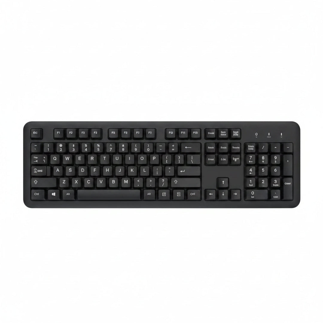 Logitech MK295 Wireless Black Keyboard and Mouse Combo Keyboard View