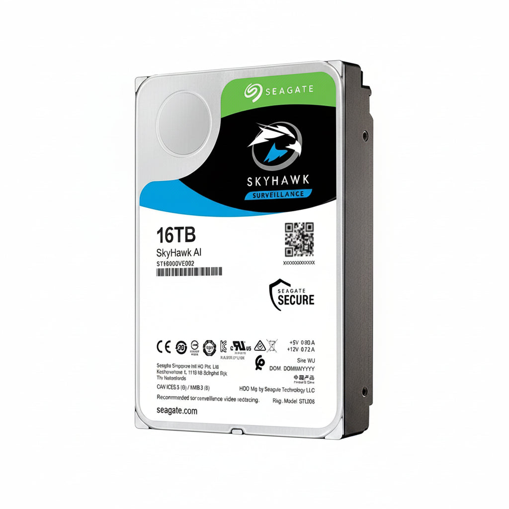 Seagate SkyHawk AI 16TB SATA III 6Gb/s 7200RPM Surveillance HDD ST16000VE005