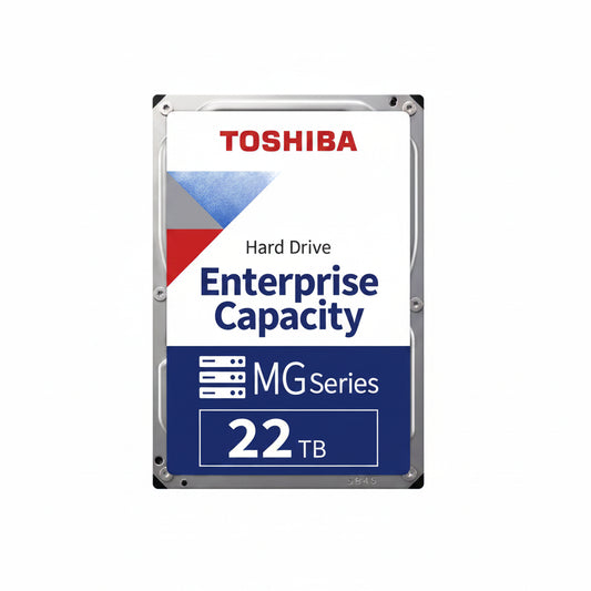 Toshiba MG10F 22TB Enterprise 7200RPM, 1GB Cache 3.5 Internal HDD MG10SFA22TE