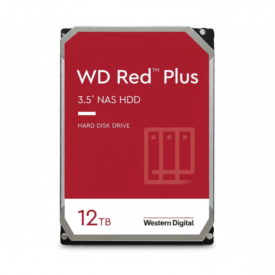 Western Digital WD Red Plus 12TB 7200RPM 512MB SATA NAS HDD WD120EFGX