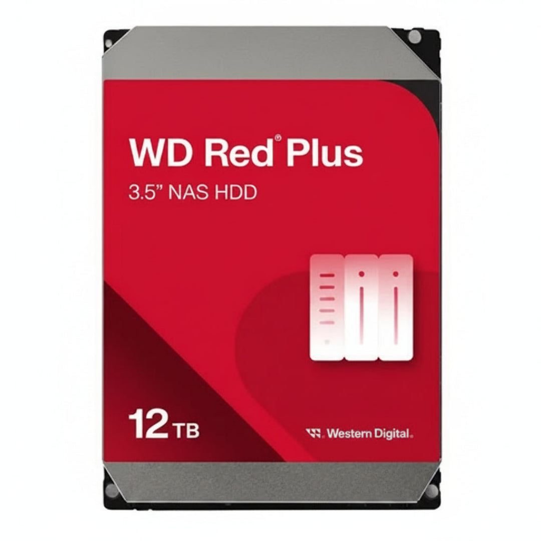Western Digital WD Red Plus 12TB 7200RPM 512MB SATA NAS HDD WD120EFGX