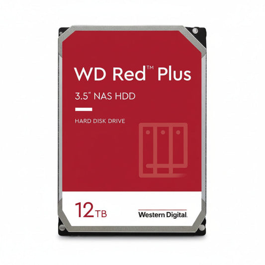 Western Digital WD Red Plus 12TB 7200RPM 512MB SATA NAS HDD WD120EFGX