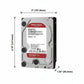Western Digital WD Red Pro 10TB 7200RPM 512MB SATA NAS HDD WD103KFBX